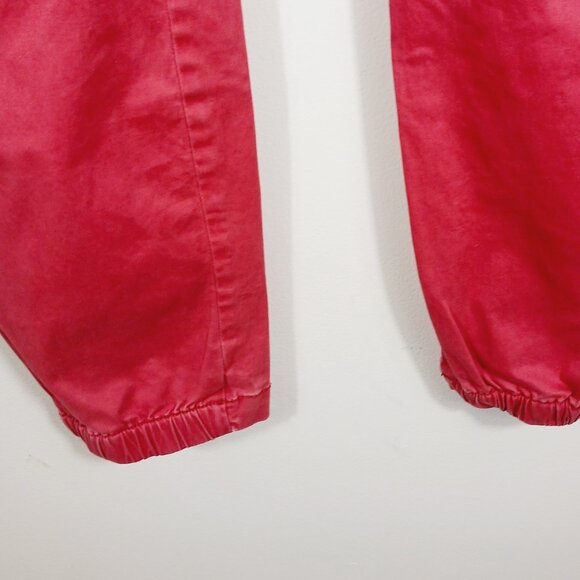 Cabi, Hutton, Nantucket Red Ankle Jogger Pants, Size 8, Classic, 98% Cotton - Picture 6 of 16